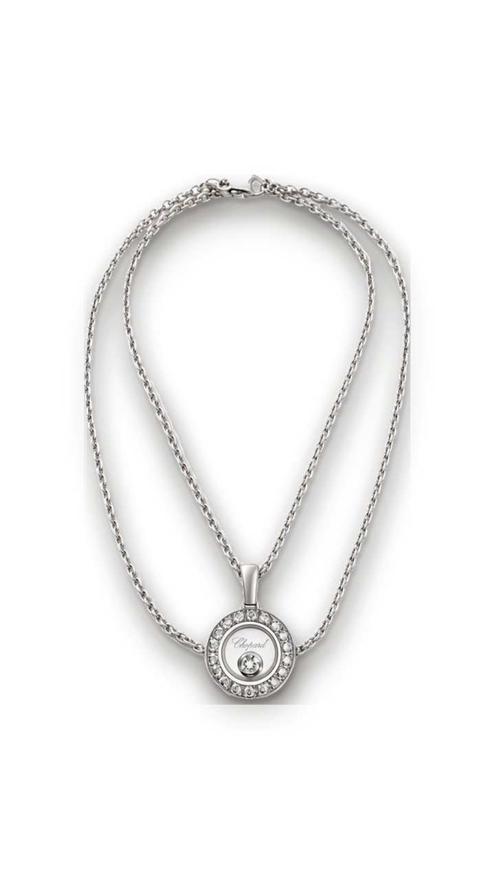 Chopard Happy Diamonds колие — Пендант · бяло злато