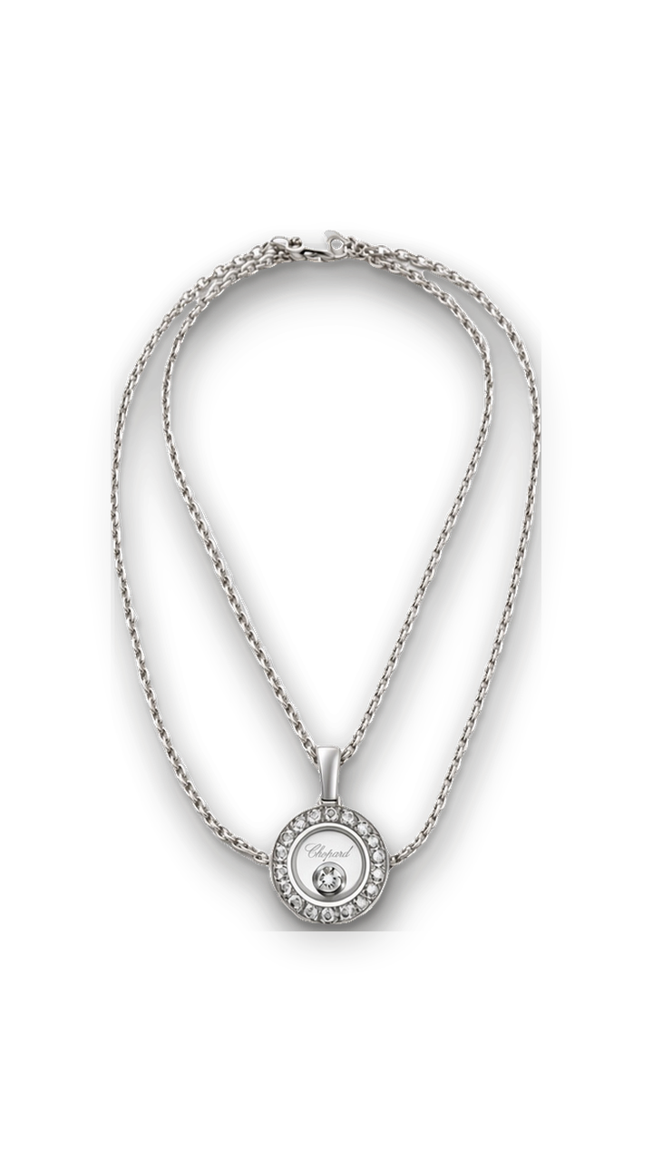 Chopard Happy Diamonds колие — Пендант · бяло злато